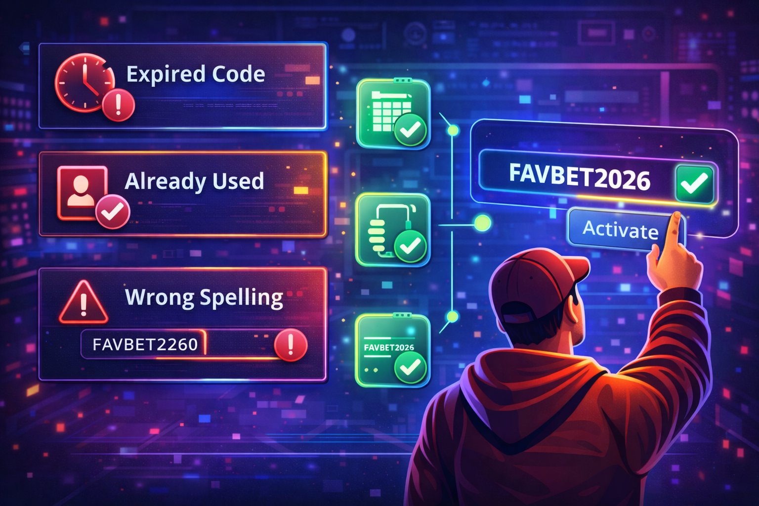 Промокод казино Favbet не работает — типичные ошибки ввода и быстрые решения